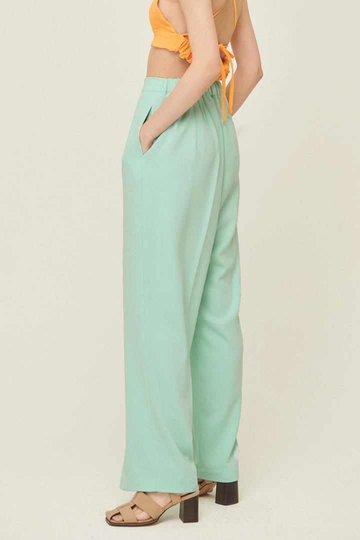 STORETS Jania High Wide Leg Pants CLOTHING