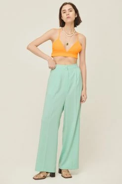 STORETS Jania High Wide Leg Pants CLOTHING