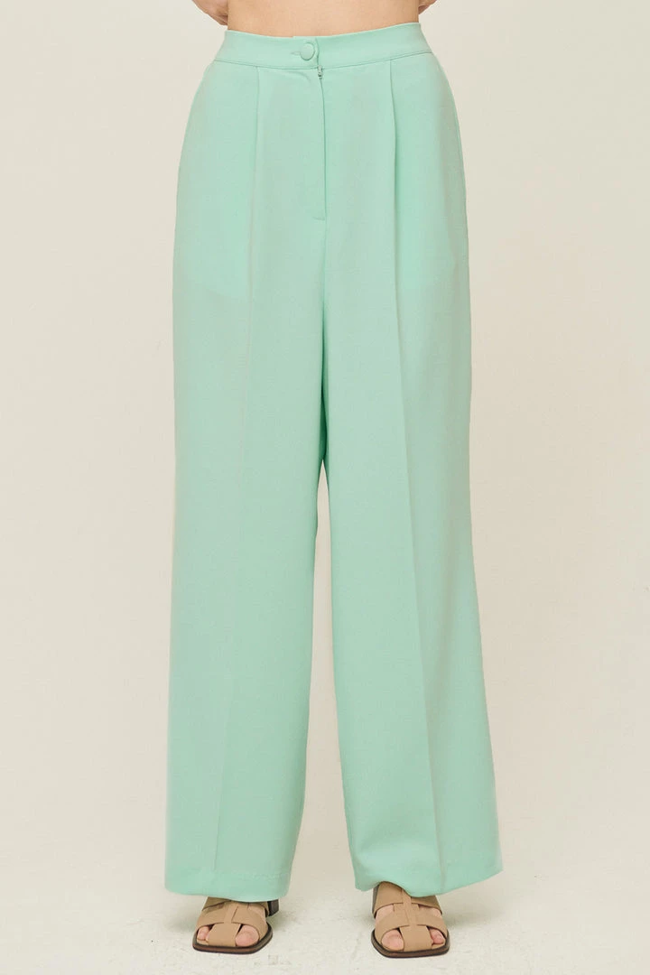 STORETS Jania High Wide Leg Pants CLOTHING