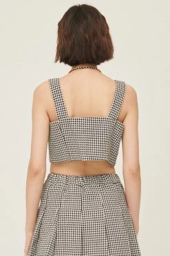 STORETS Haley Buttoned Crop Top