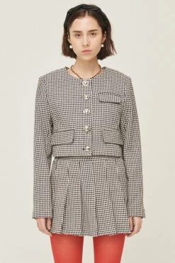 STORETS WHAT'S NEW Haley Houndstooth Jacket