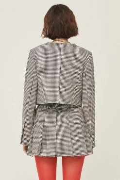 STORETS WHAT'S NEW Haley Houndstooth Jacket