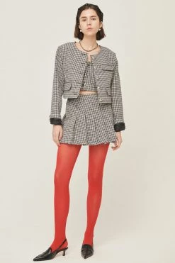 STORETS WHAT'S NEW Haley Houndstooth Jacket