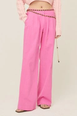STORETS WHAT'S NEW Sabrina Pintucked Wide Pants