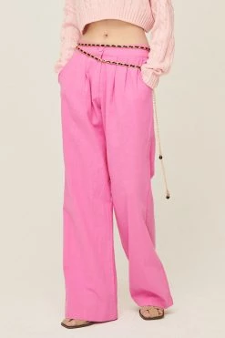 STORETS WHAT'S NEW Sabrina Pintucked Wide Pants