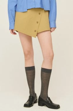 STORETS Paige Buttoned Wrap Shorts CLOTHING