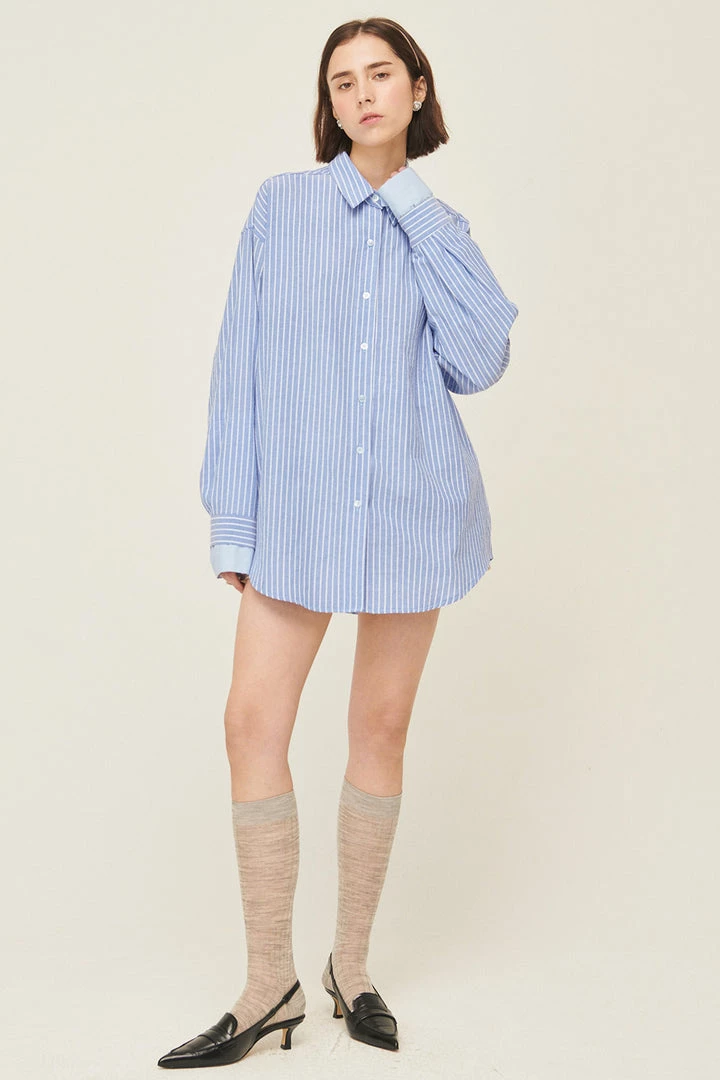 STORETS Lola Layered Sleeves Shirt Dress CLOTHING