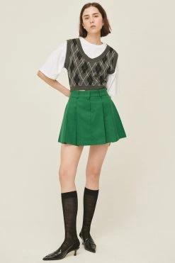 STORETS Loretta Argyle Cropped Vest