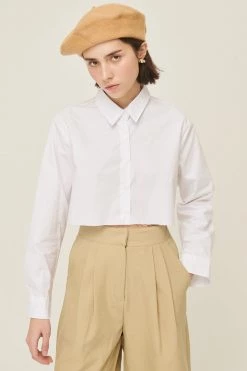 STORETS WHAT'S NEW Suzan Frayed Hem Shirt