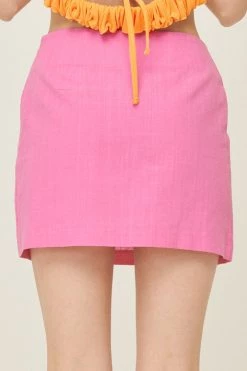 STORETS Sabrina Slit Mini Skirt