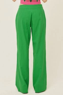 STORETS WHAT'S NEW Sabrina Pintucked Wide Pants