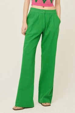STORETS WHAT'S NEW Sabrina Pintucked Wide Pants
