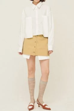 STORETS BEST-SELLERS Kaitlyn Cropped Pocket Shirt