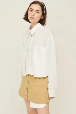 STORETS BEST-SELLERS Kaitlyn Cropped Pocket Shirt