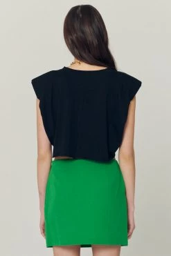 STORETS Sustainable Re:born Stella Padded Tie Up T-Shirt