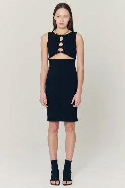 Storets WHAT'S NEW Samantha Back Cut-Out Midi Dress
