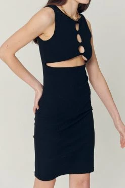 Storets WHAT'S NEW Samantha Back Cut-Out Midi Dress