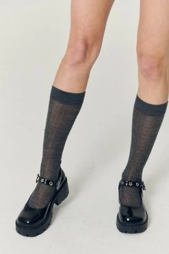 STORETS Melly Flower Platform Mary Jane Shoes ACCESSORIES