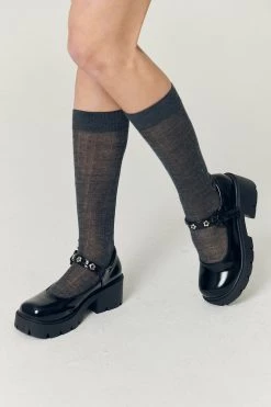 STORETS Melly Flower Platform Mary Jane Shoes ACCESSORIES