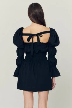 STORETS WHAT'S NEW Clare Balloon Sleeve Mini Dress