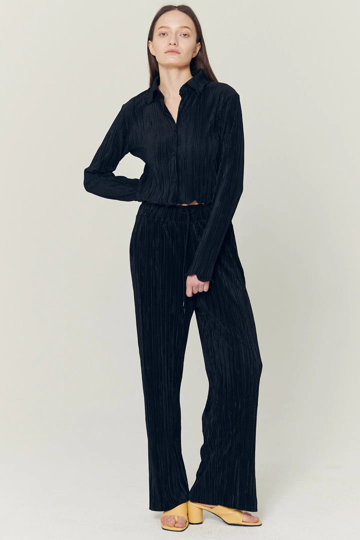 STORETS Peyton Crinkled Pleated Pants WHAT'S NEW