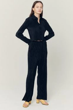 STORETS Peyton Crinkled Pleated Pants WHAT'S NEW