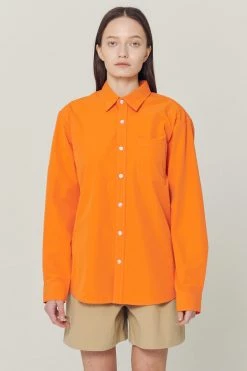 STORETS WHAT'S NEW Leah Boyfriend Buttoned Shirt