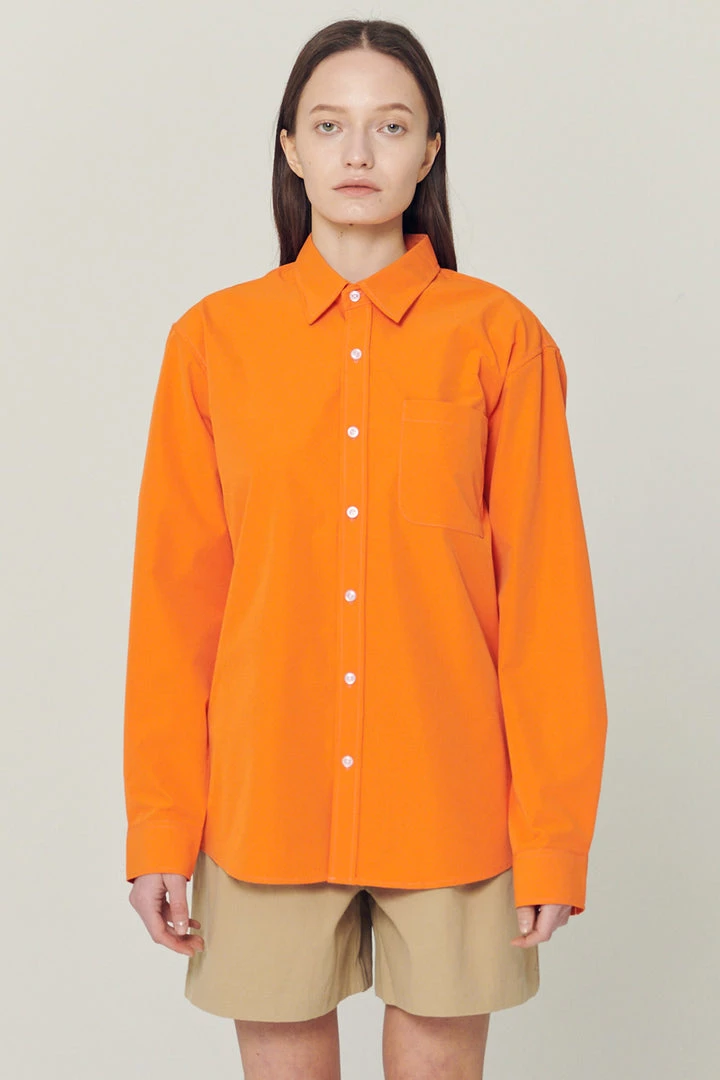 STORETS WHAT'S NEW Leah Boyfriend Buttoned Shirt