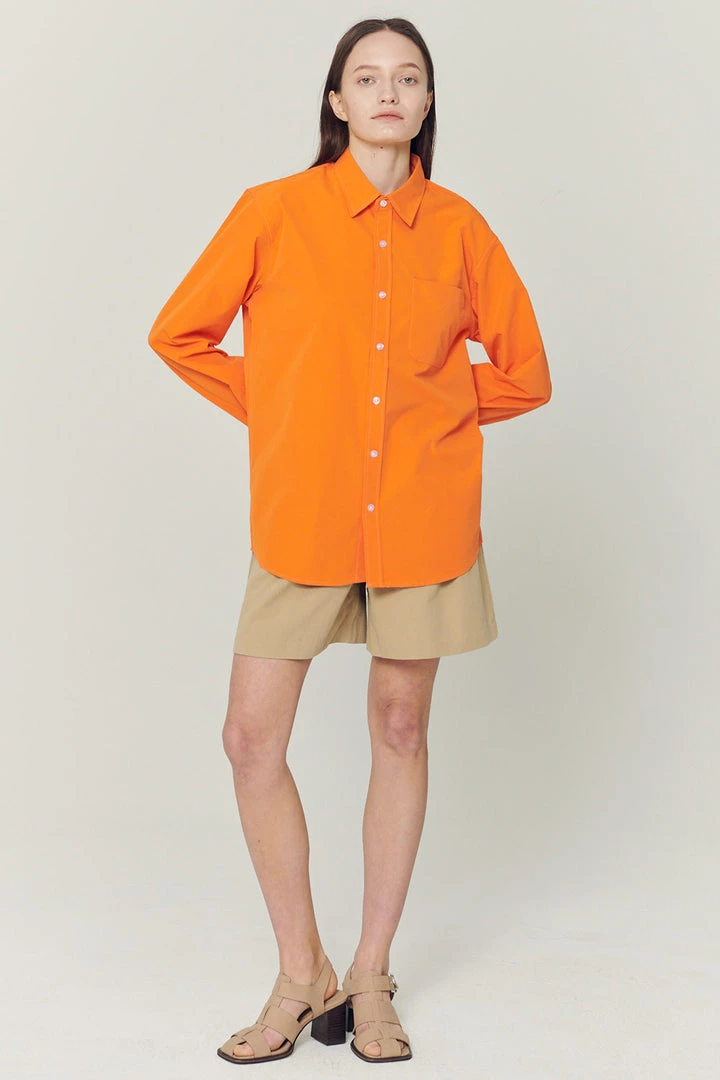 STORETS WHAT'S NEW Leah Boyfriend Buttoned Shirt