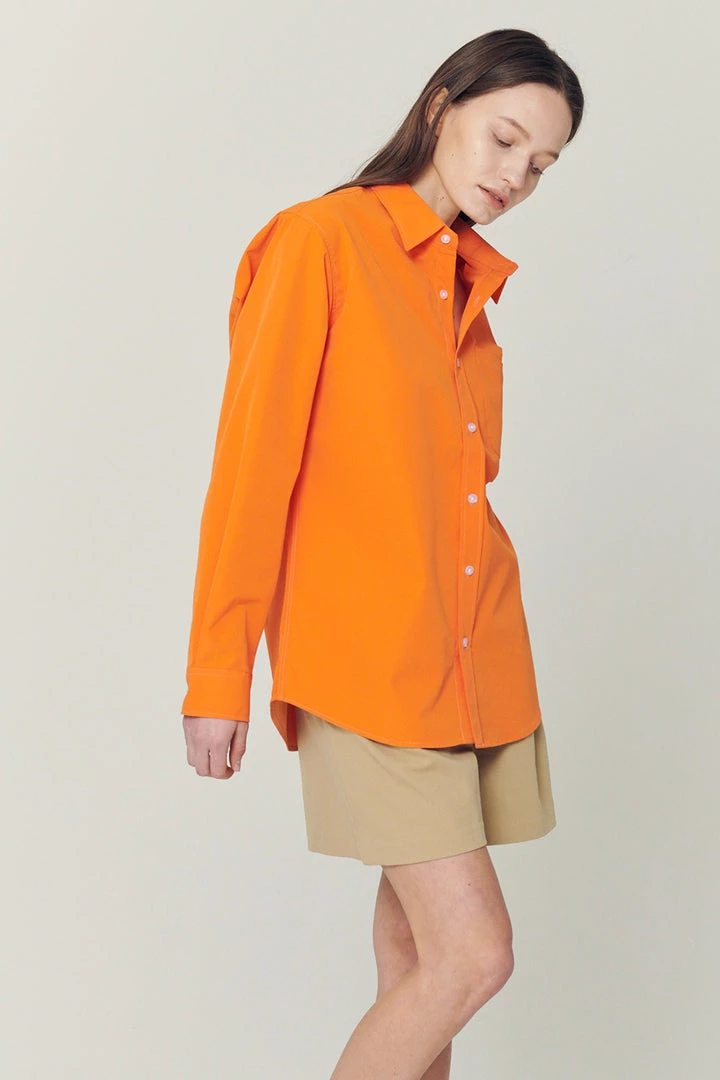 STORETS WHAT'S NEW Leah Boyfriend Buttoned Shirt