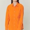 STORETS WHAT'S NEW Leah Boyfriend Buttoned Shirt