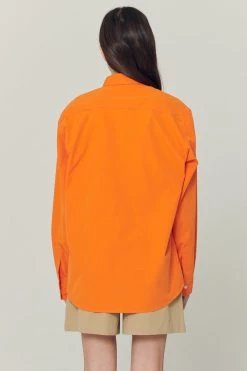 STORETS WHAT'S NEW Leah Boyfriend Buttoned Shirt