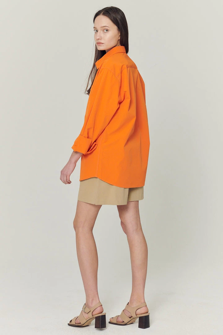 STORETS WHAT'S NEW Leah Boyfriend Buttoned Shirt