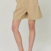 STORETS WHAT'S NEW Laylin Pintucked Bermuda Shorts