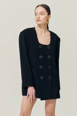 STORETS Sustainable Re:born Sia Double Button Blazer OUTERWEARS