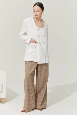 STORETS Sustainable Re:born Sia Double Button Blazer OUTERWEARS