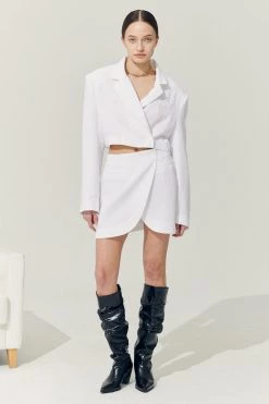 STORETS Influencer Re:born Eva Two Button Crop Blazer