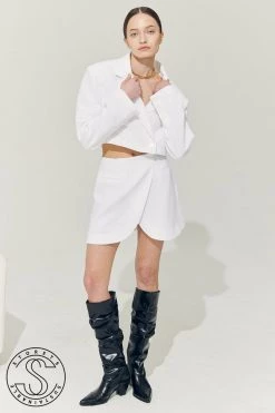 STORETS Sustainable Re:born Eva Tulip Wrap Mini Skirt BEST-SELLERS