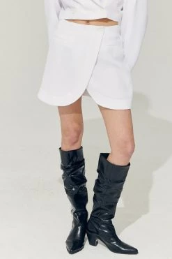 STORETS Sustainable Re:born Eva Tulip Wrap Mini Skirt BEST-SELLERS