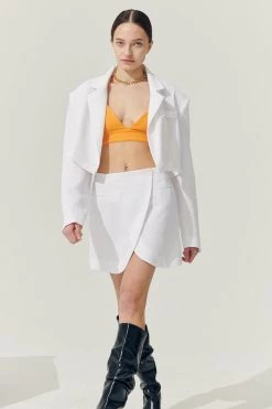 STORETS Influencer Re:born Eva Two Button Crop Blazer