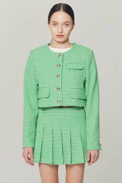 STORETS WHAT'S NEW Haley Houndstooth Jacket