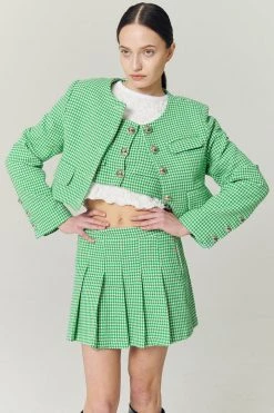 STORETS WHAT'S NEW Haley Houndstooth Jacket