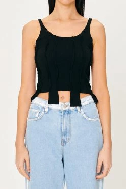 STORETS Nancy Frayed Tank Top CLOTHING