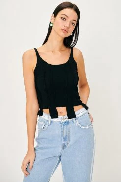 STORETS Nancy Frayed Tank Top CLOTHING