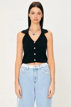 STORETS Avery Knitted Halter Neck Top WHAT'S NEW