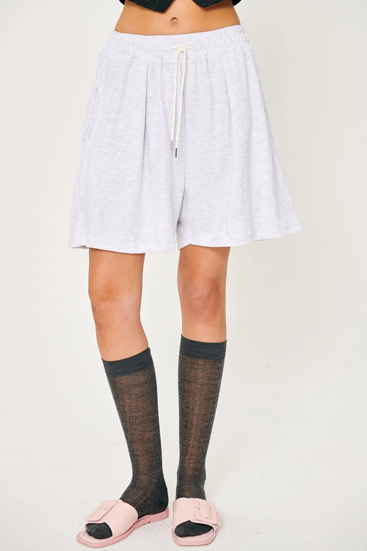 STORETS CLOTHING Fatima Pintucked Comfy Shorts