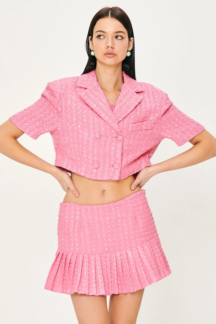 STORETS Emily Tweed Cropped Jacket WHAT'S NEW