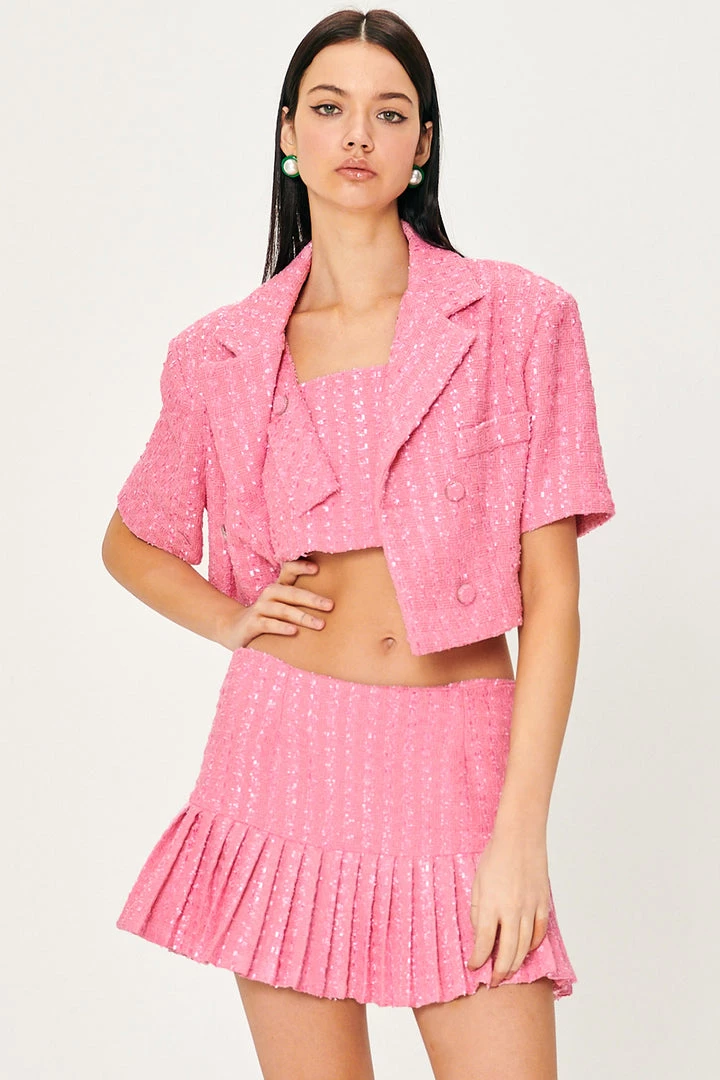 STORETS Emily Tweed Cropped Jacket WHAT'S NEW