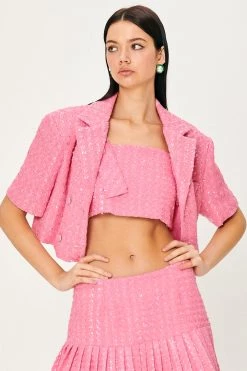 STORETS Emily Tweed Cropped Jacket WHAT'S NEW