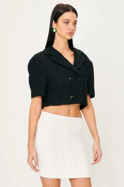 STORETS Emily Tweed Cropped Jacket WHAT'S NEW